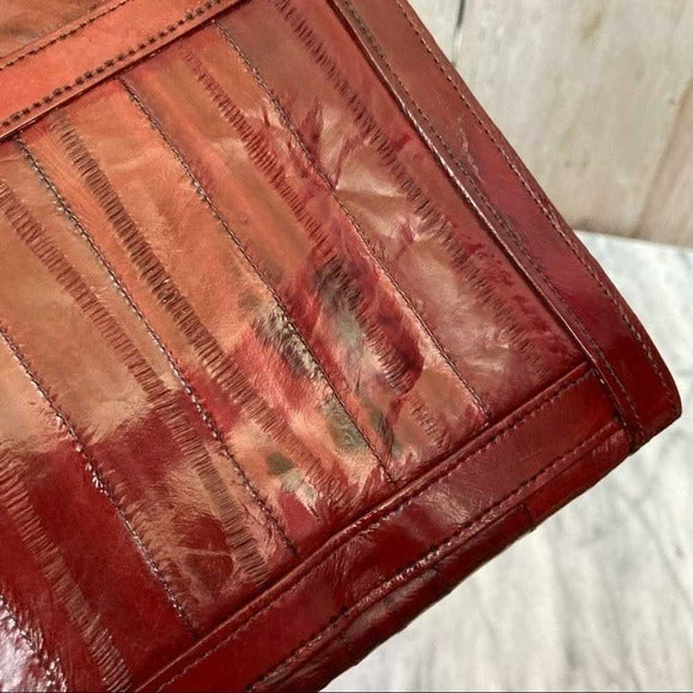 Vintage Eel Skin Clutch - image 4