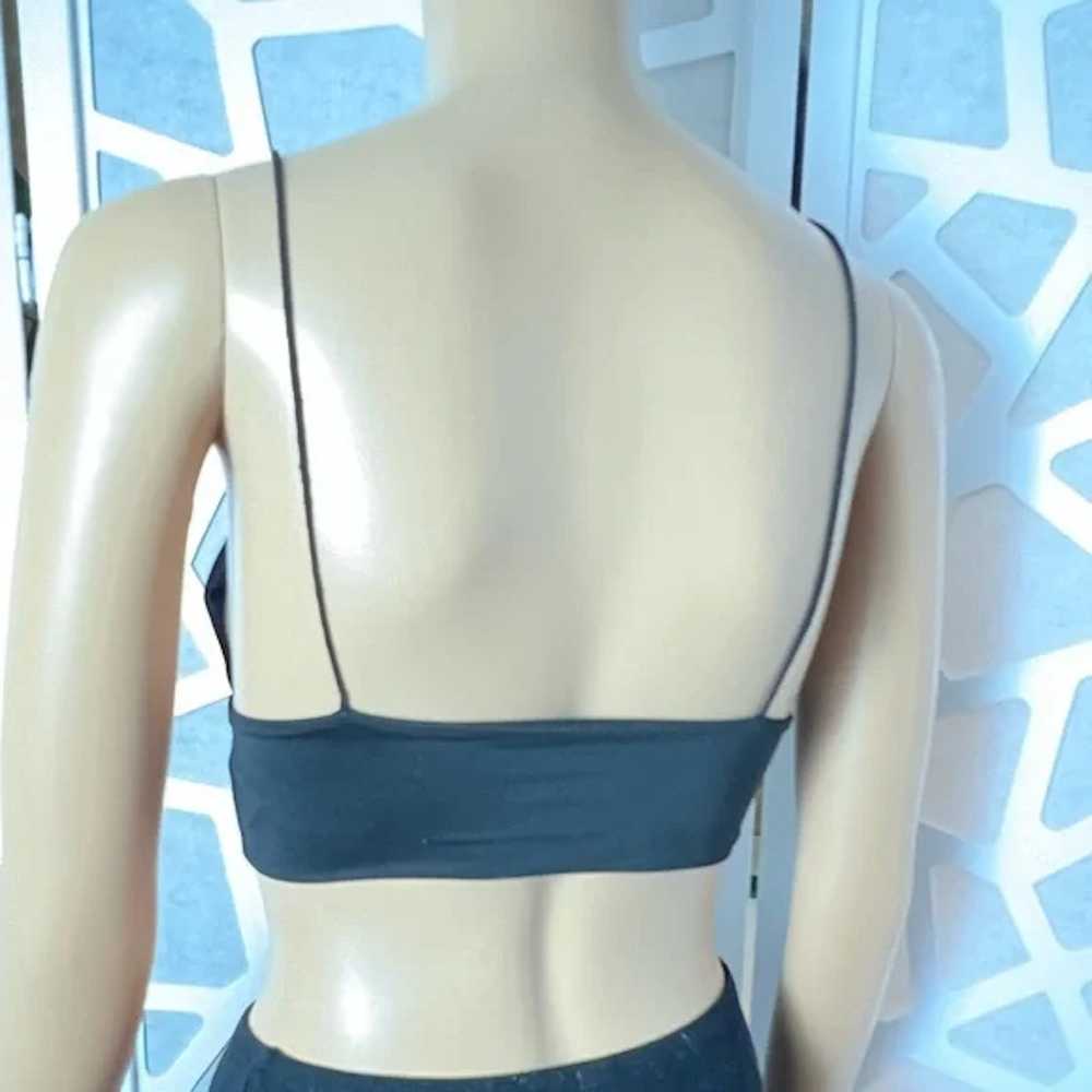 Shein Black Triangle Crop Top - image 3