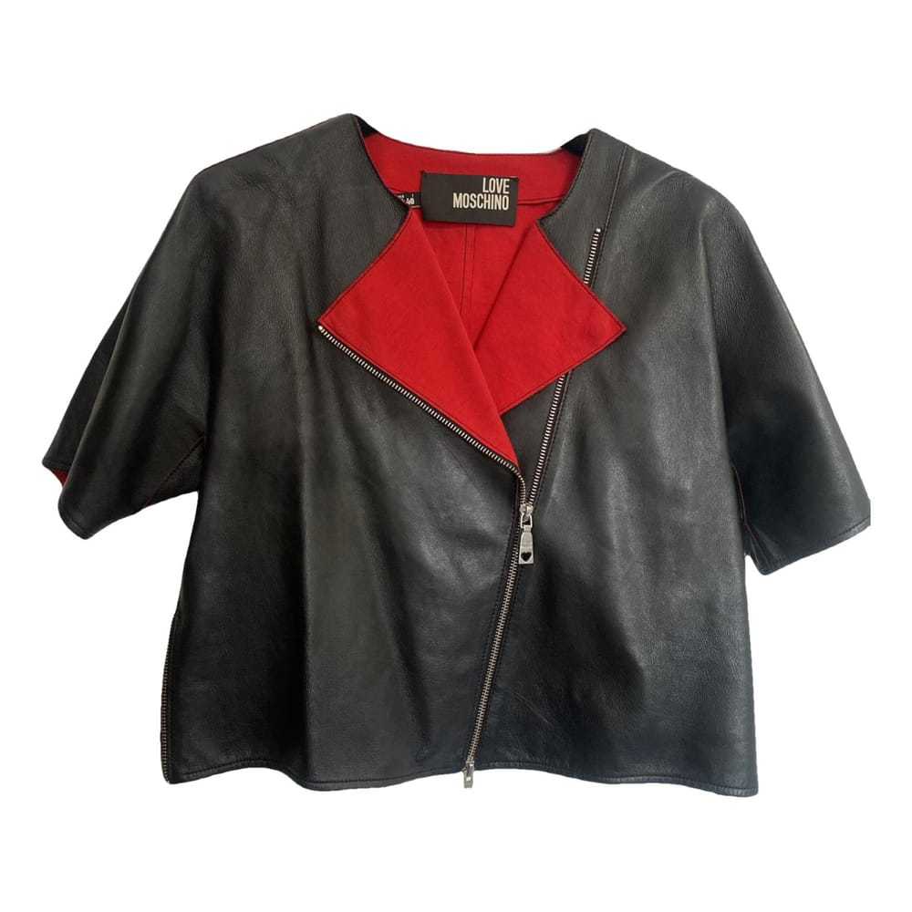 Moschino Love Leather jacket - image 1