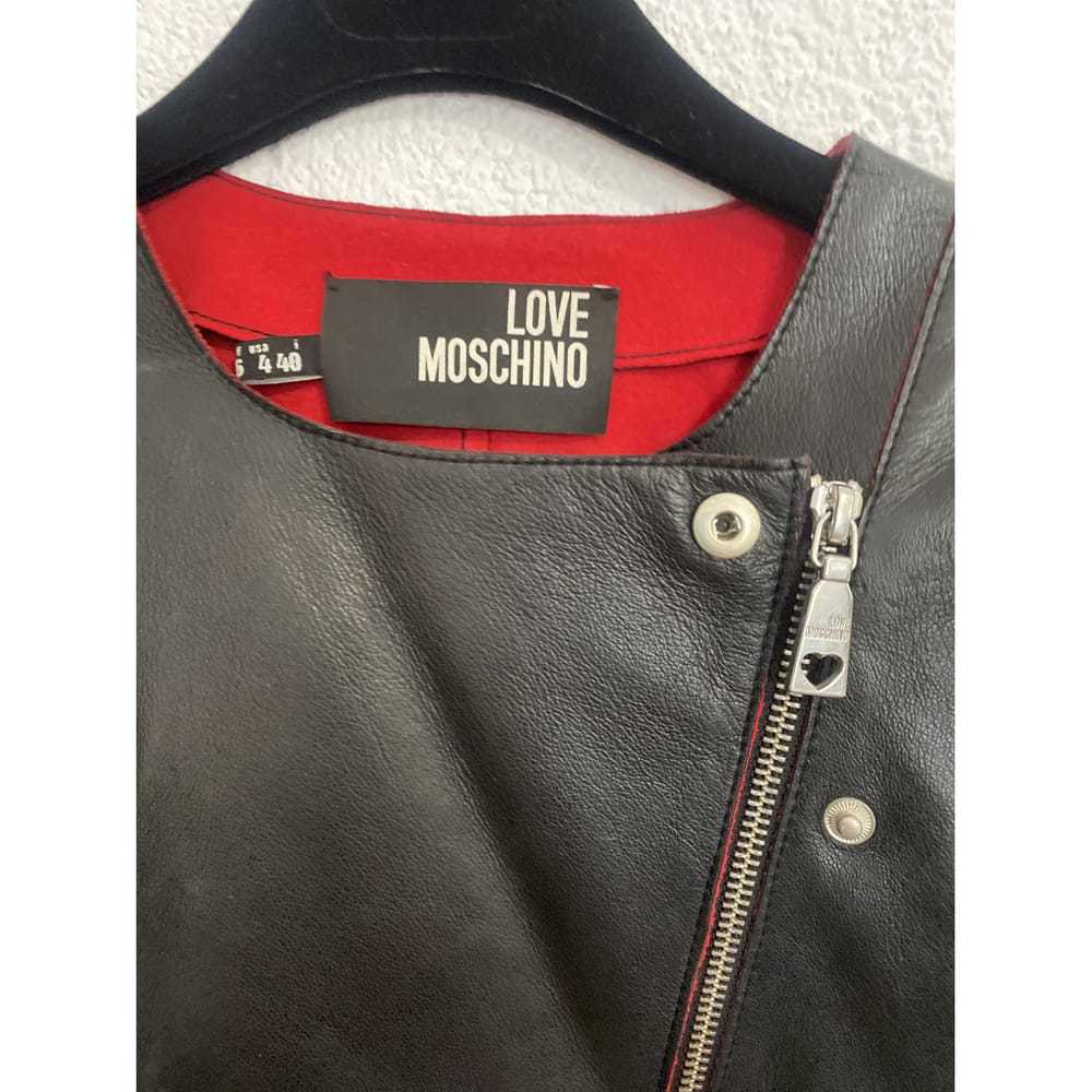 Moschino Love Leather jacket - image 2