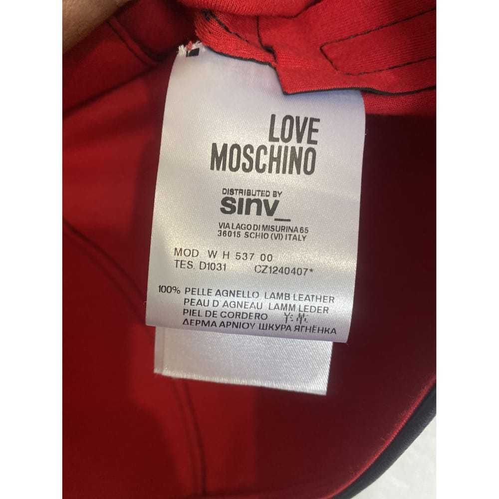 Moschino Love Leather jacket - image 9