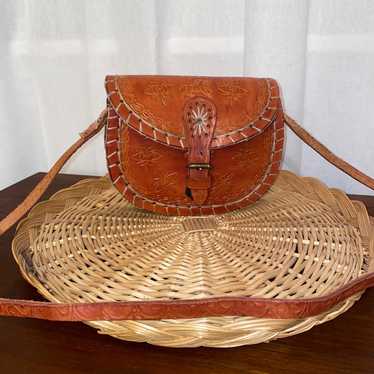 Leather Argentina Crossbody Purse Bag - image 1