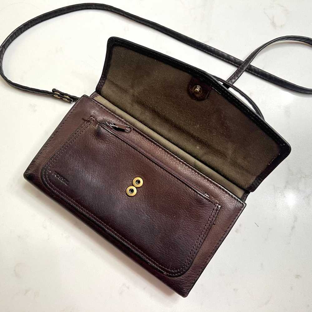 The BEST Vintage Leather Crossbody Mini Purse Wal… - image 10