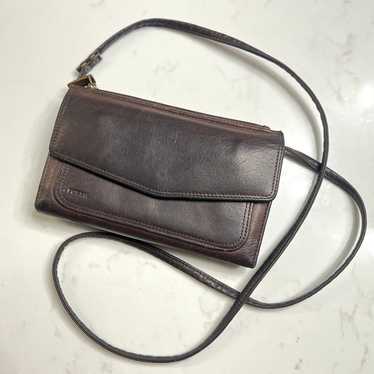 The BEST Vintage Leather Crossbody Mini Purse Wal… - image 1
