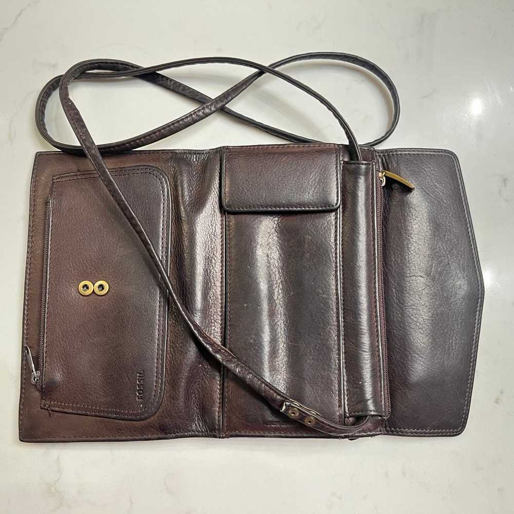 The BEST Vintage Leather Crossbody Mini Purse Wal… - image 4