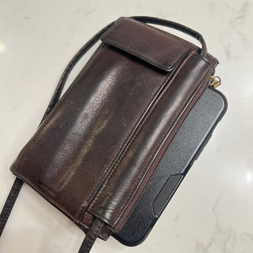 The BEST Vintage Leather Crossbody Mini Purse Wal… - image 7
