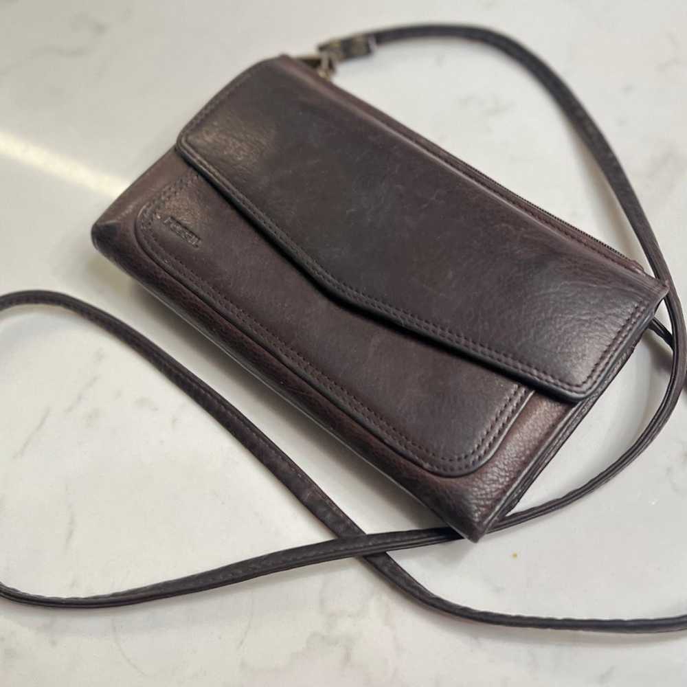 The BEST Vintage Leather Crossbody Mini Purse Wal… - image 9