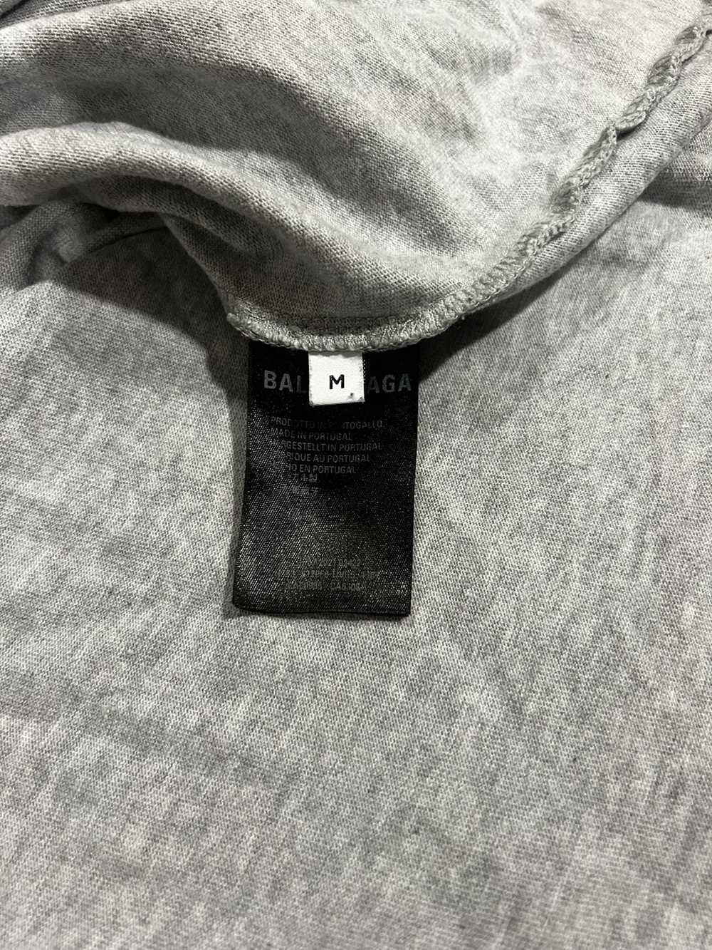 Balenciaga Balenciaga Grey Logo Tee - image 7