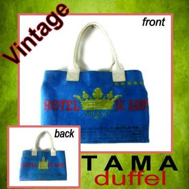 TAMA Vintage Canvas Duffel Leather Handl