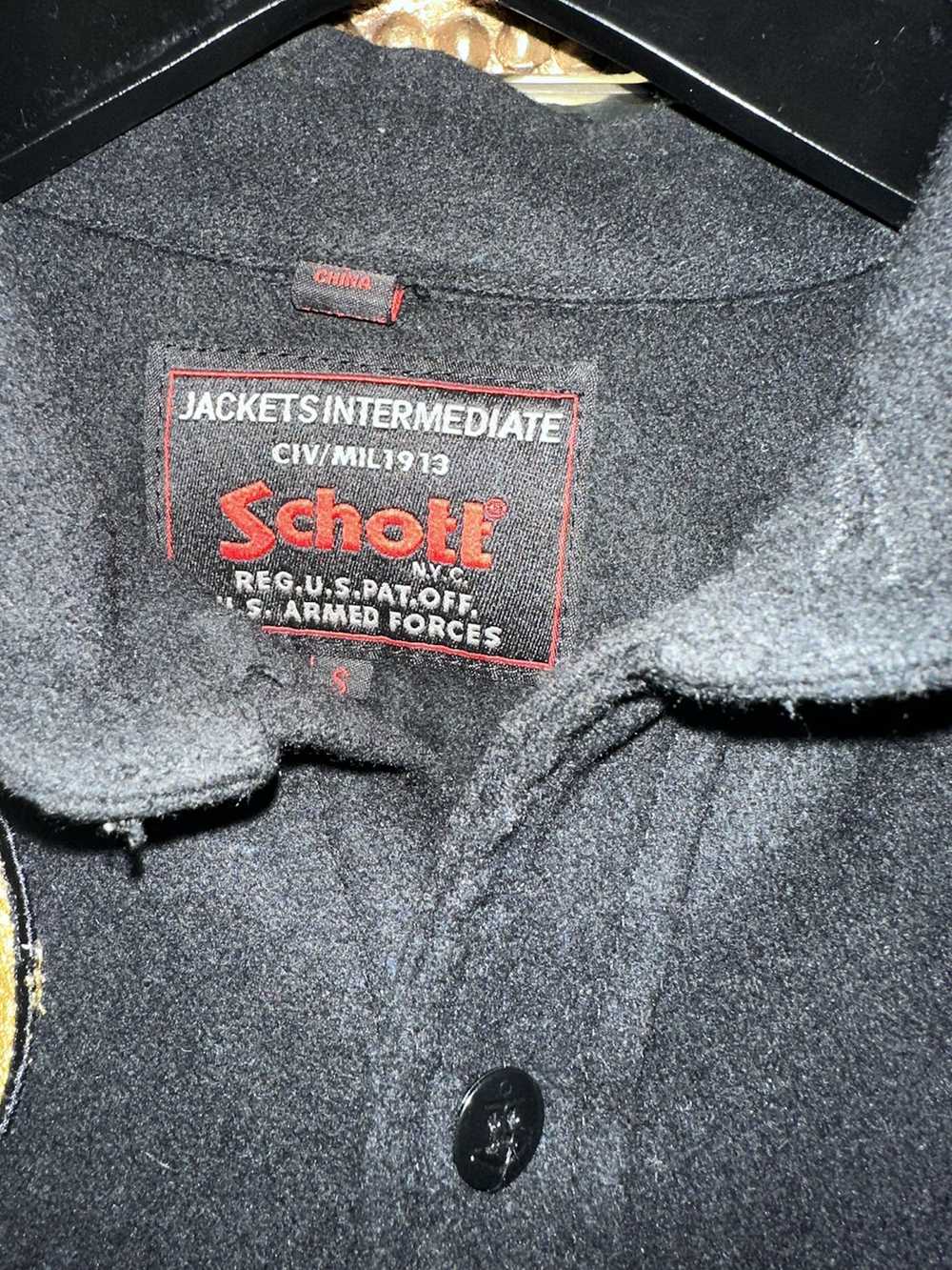 Schott Schott NYC Navy Million Shirt Jacket vinta… - image 4