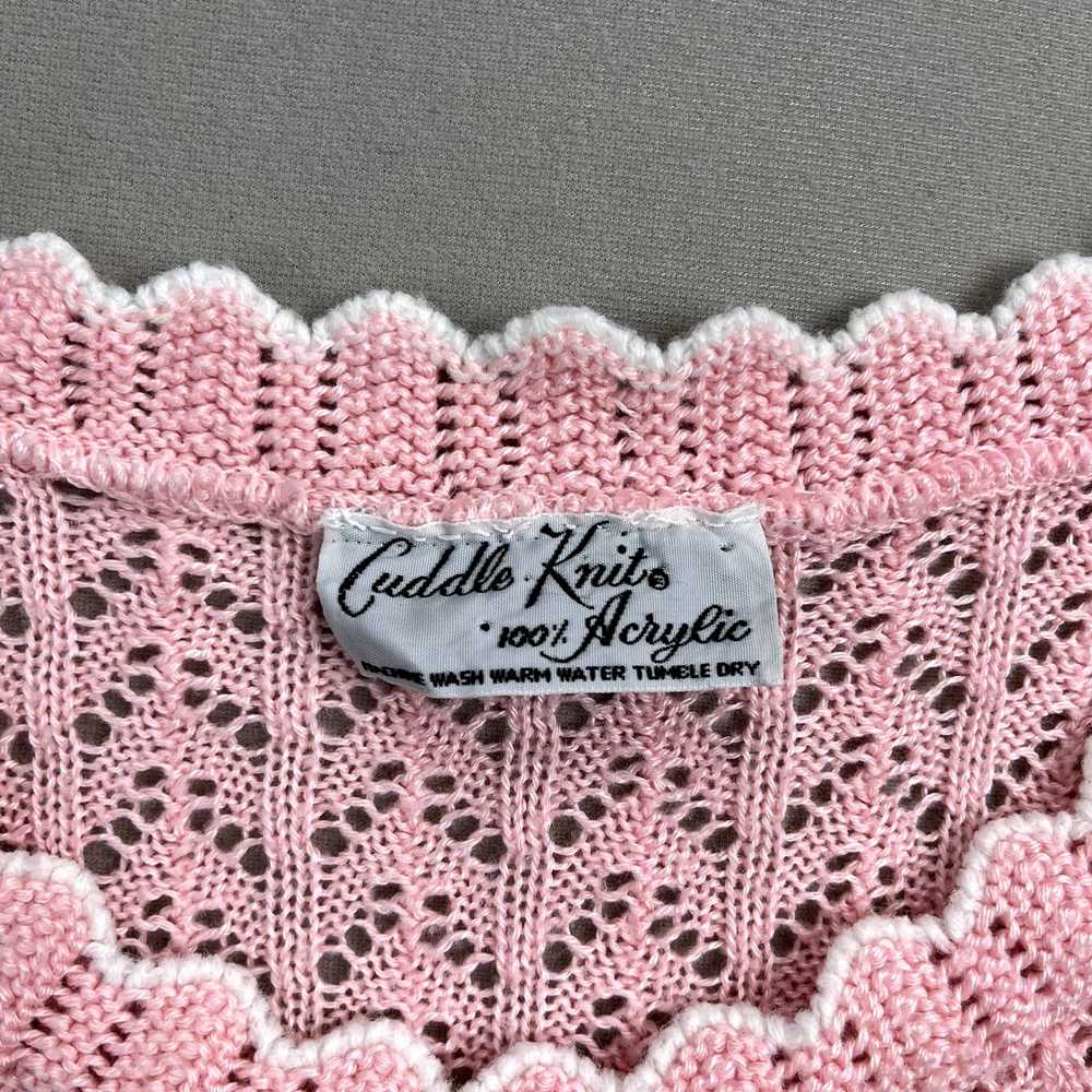 Vintage Vintage Knit T-Shirt Small Pink Cuddle Pa… - image 5