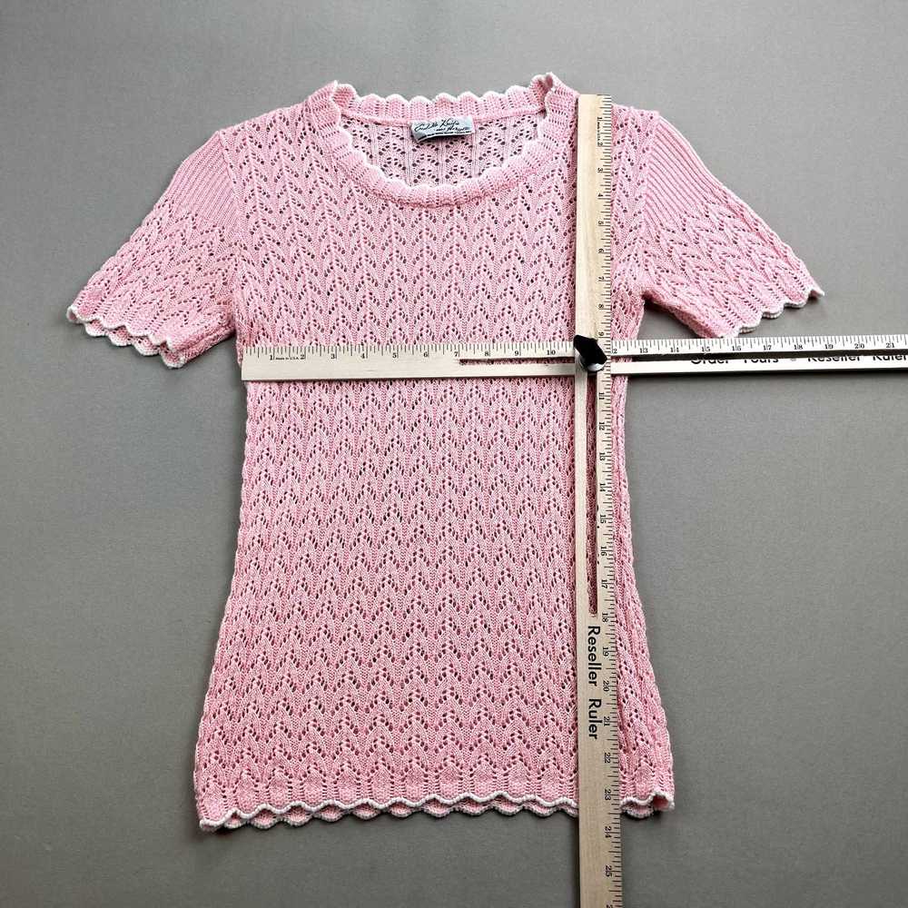 Vintage Vintage Knit T-Shirt Small Pink Cuddle Pa… - image 6