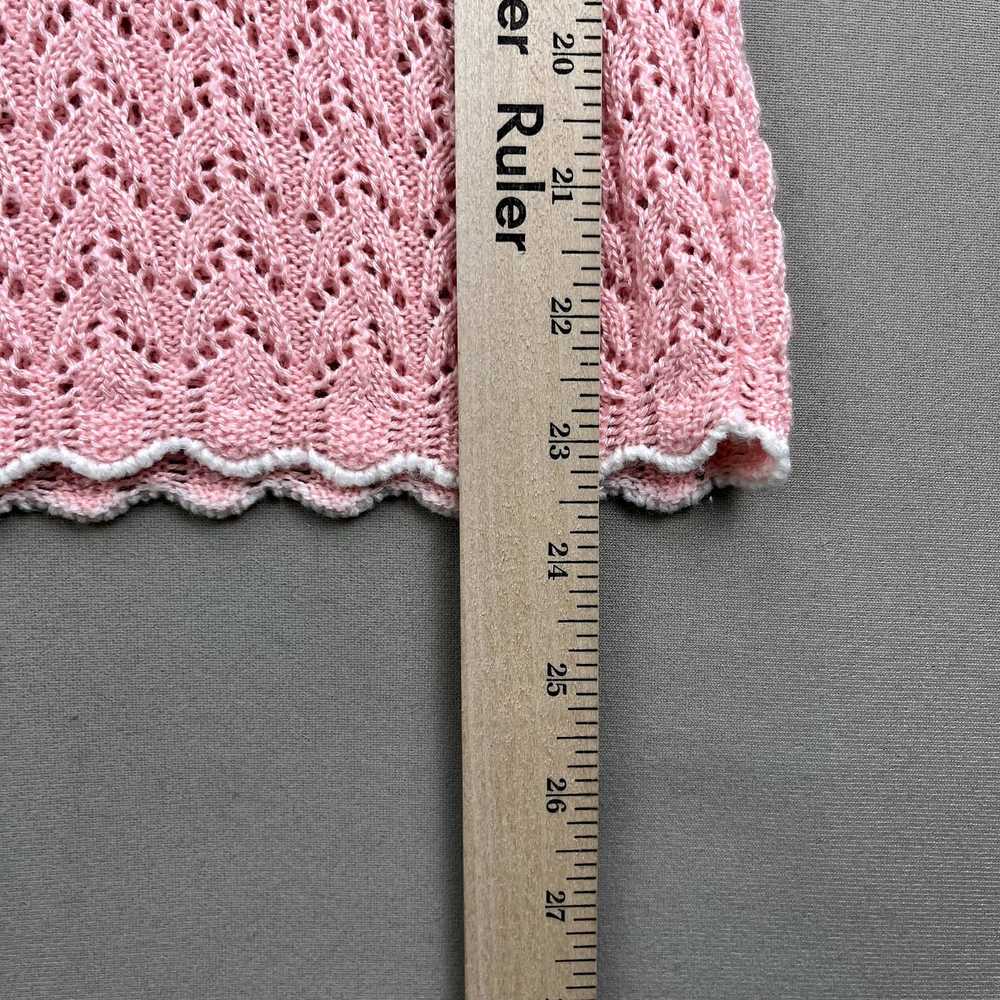 Vintage Vintage Knit T-Shirt Small Pink Cuddle Pa… - image 8