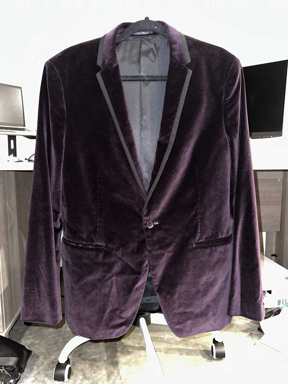 Theory Theory Dark Purple Dinner Jacket - image 1