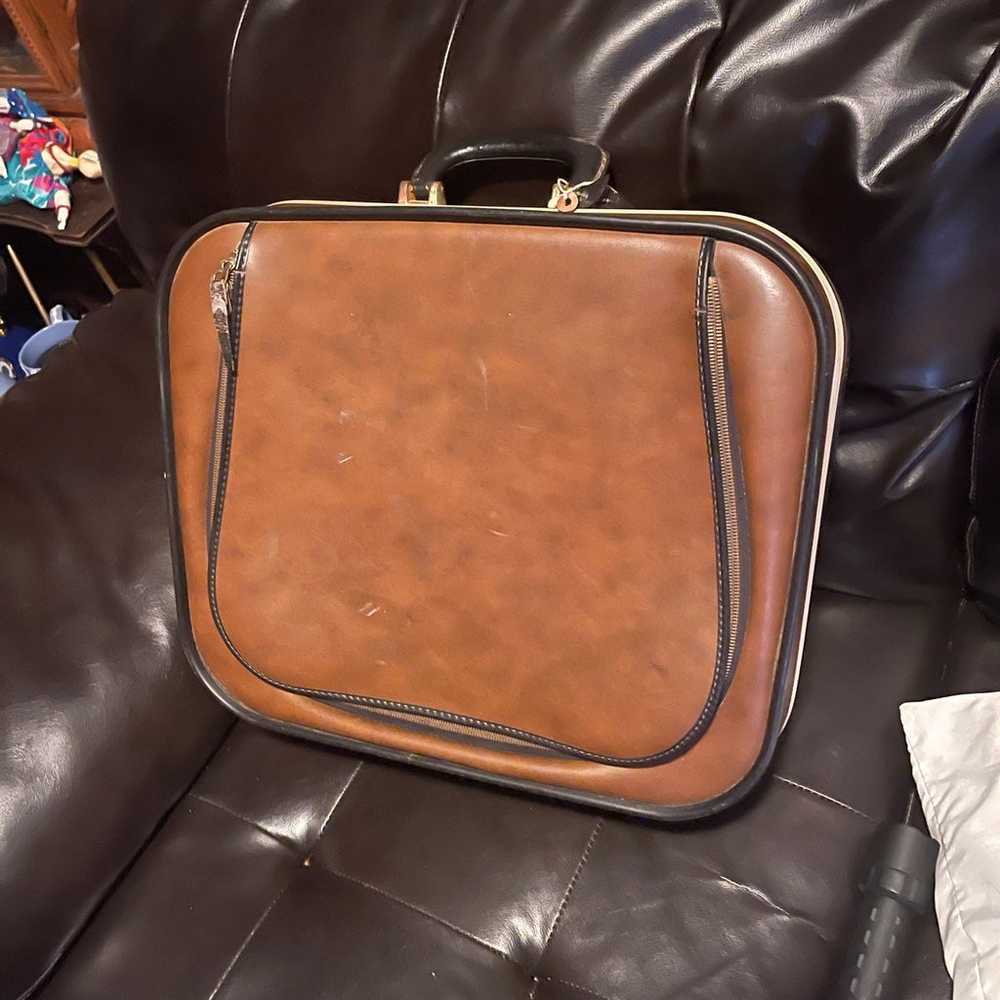 Vintage Designer Travel Suitcase Retro Mainstay A… - image 1