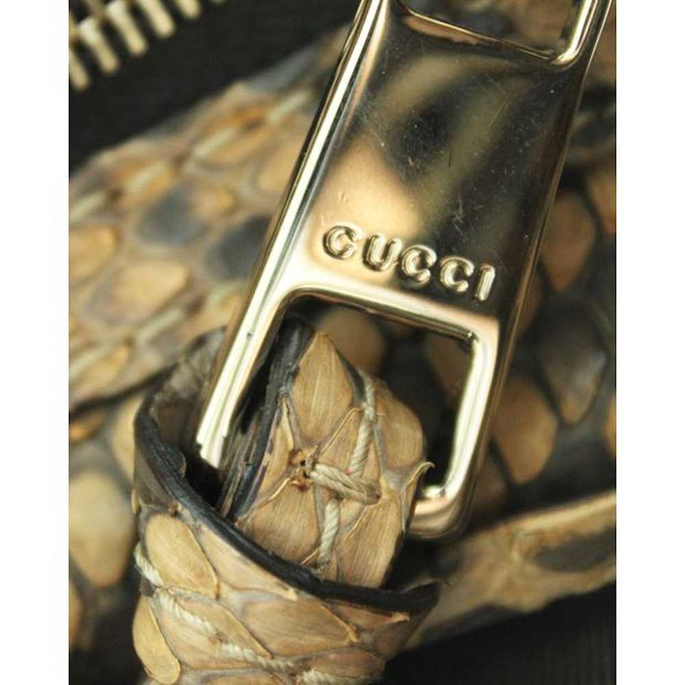 Gucci GUCCI Sienna Snakeskin Hobo Bag - image 10