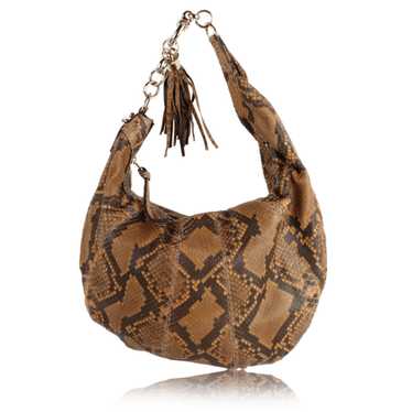 Gucci GUCCI Sienna Snakeskin Hobo Bag - image 1