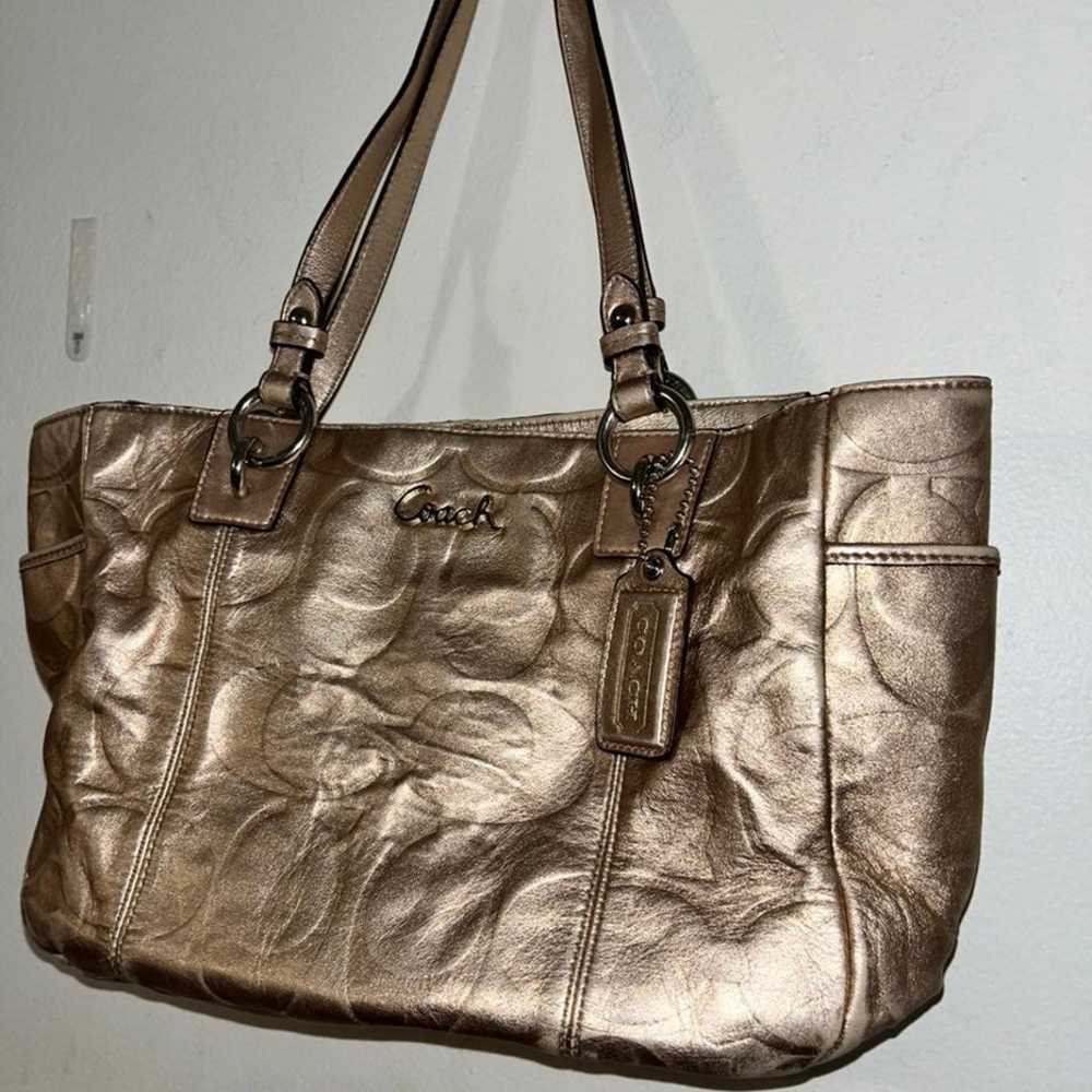 Coach gold Purse - image 10