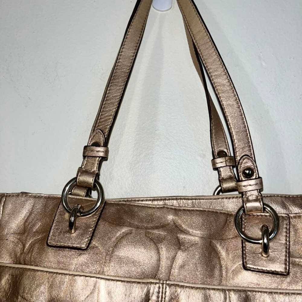 Coach gold Purse - image 12