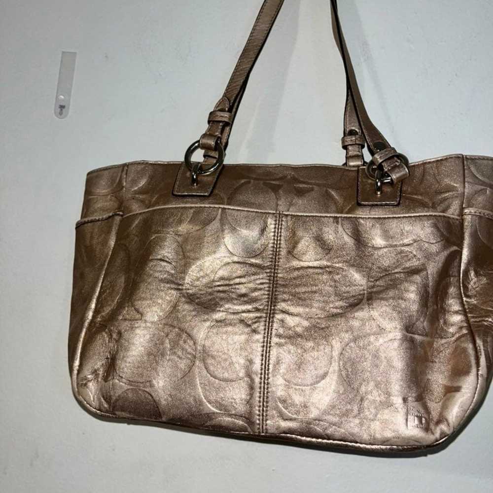 Coach gold Purse - image 1