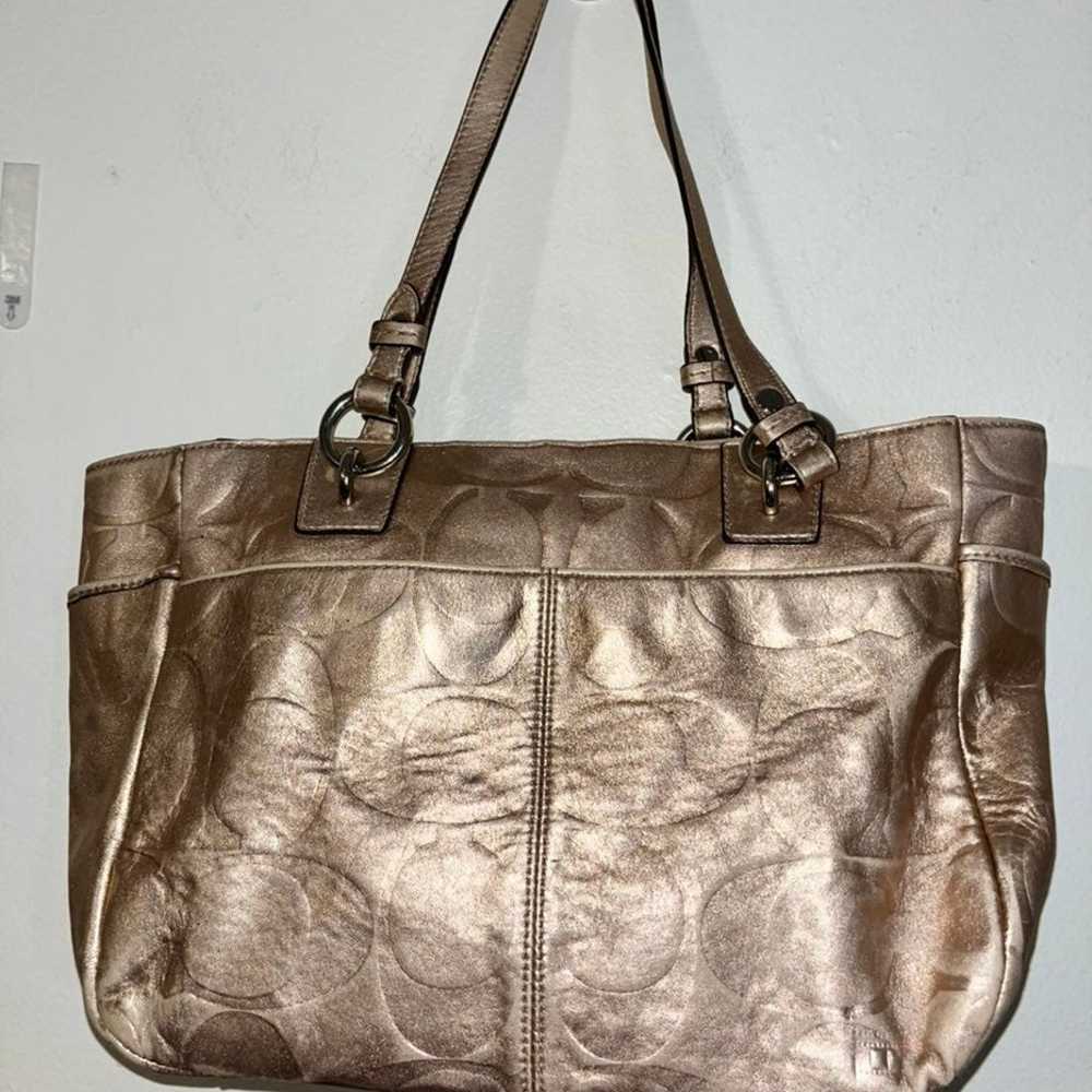 Coach gold Purse - image 2