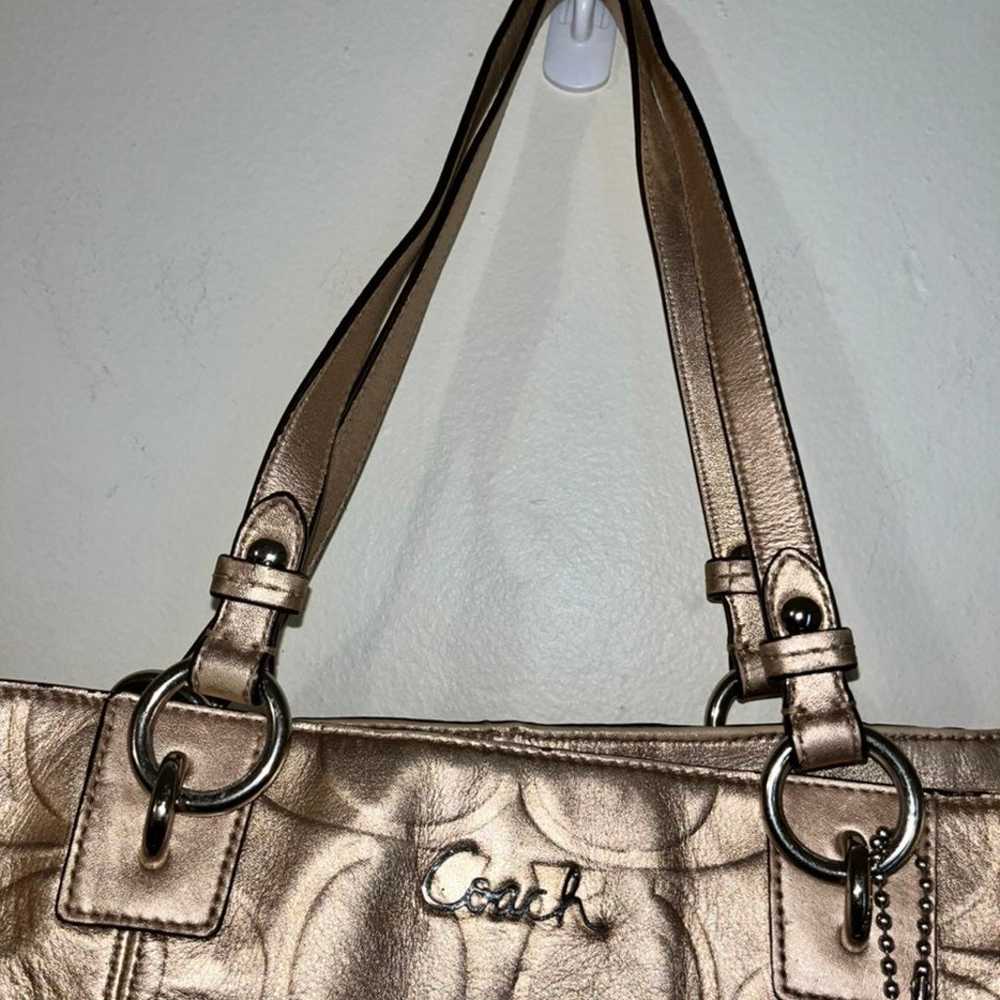 Coach gold Purse - image 7