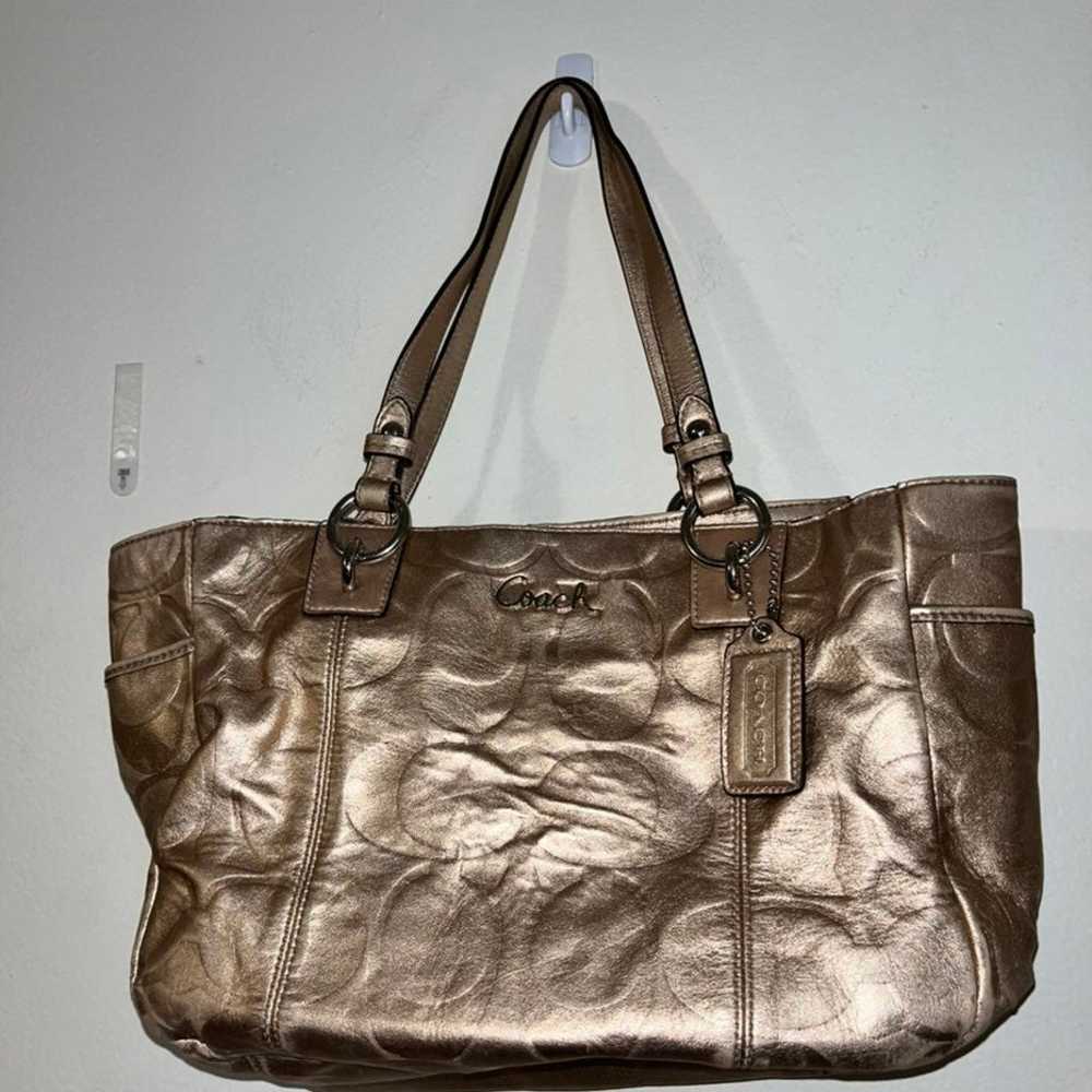 Coach gold Purse - image 8