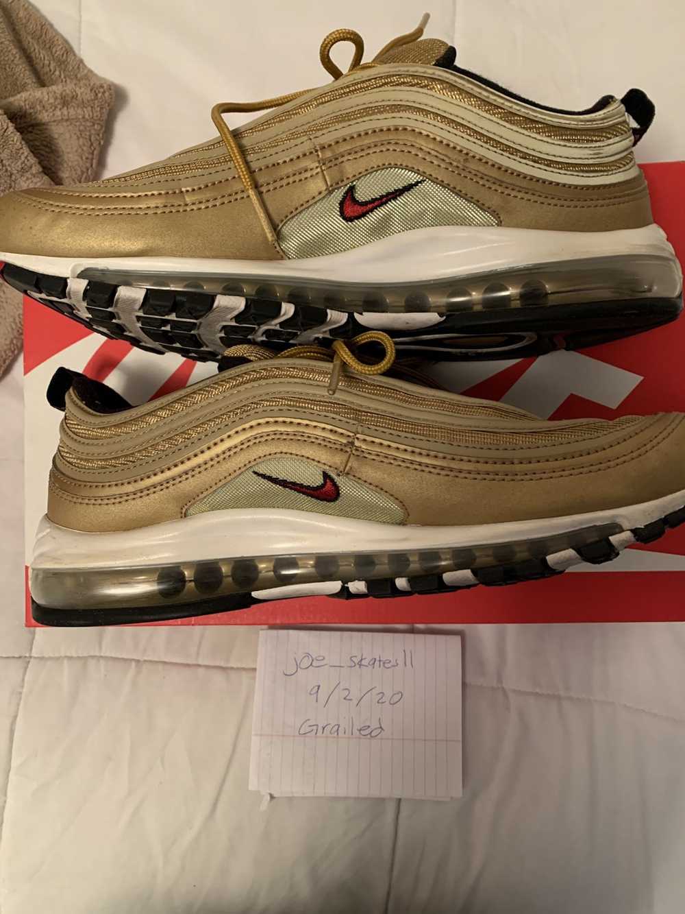 Nike Nike Air Max 97 Metallic Gold - image 2