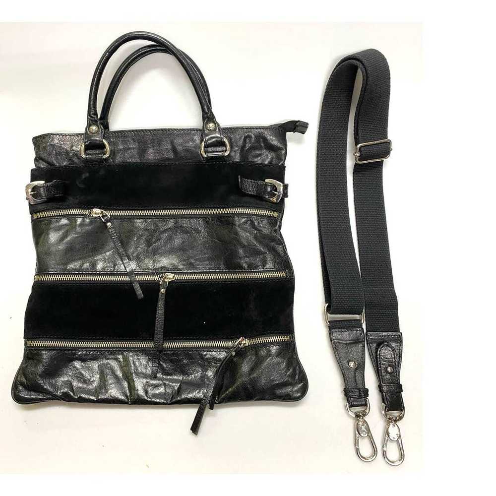 Vintage Claudia Firenze Bag Leather 2 Handle +Cro… - image 1