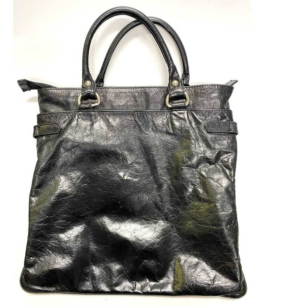 Vintage Claudia Firenze Bag Leather 2 Handle +Cro… - image 2