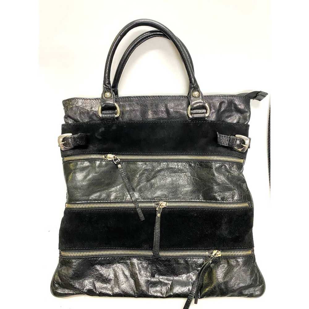 Vintage Claudia Firenze Bag Leather 2 Handle +Cro… - image 3