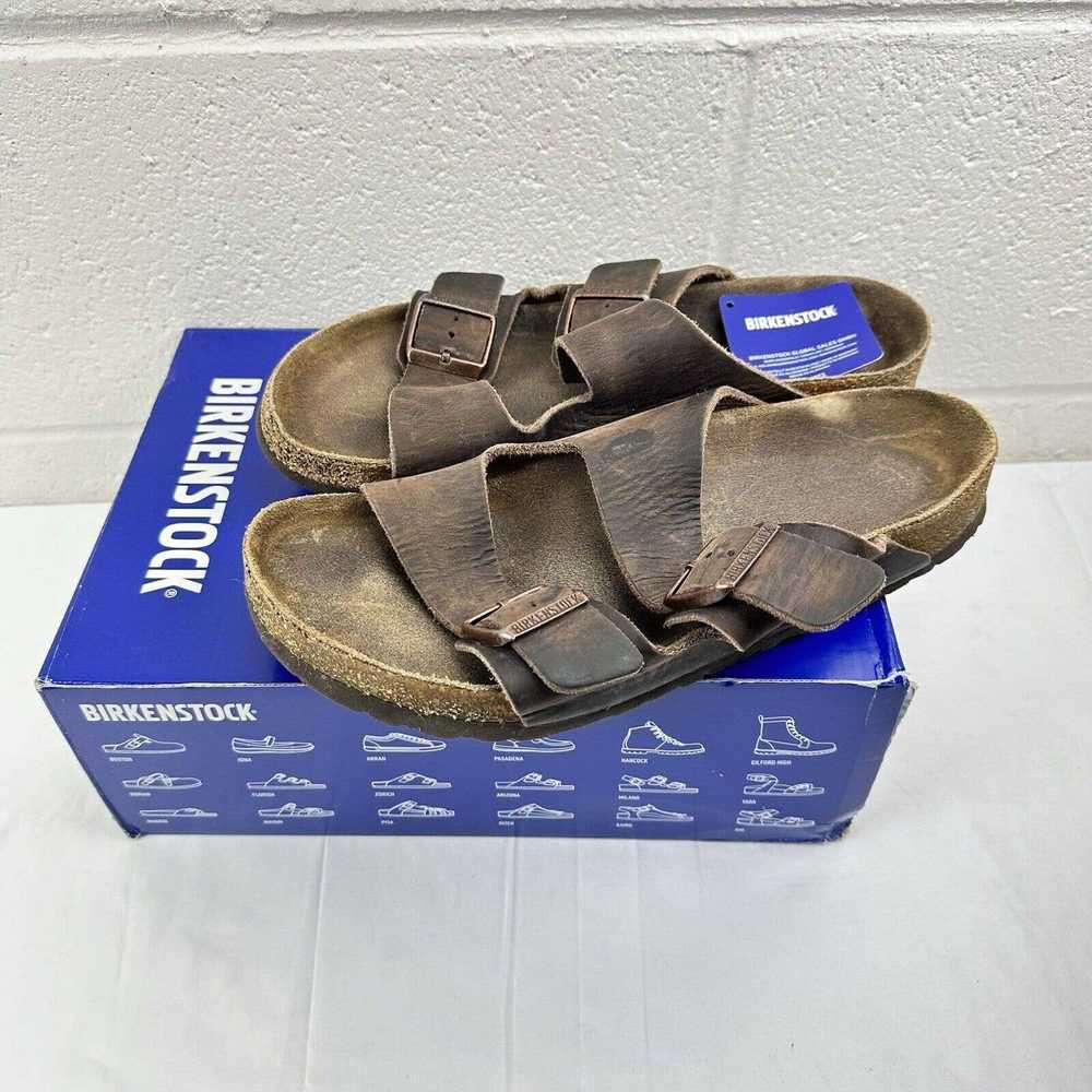 Birkenstock Birkenstock Arizona Brown Slip On Sli… - image 12