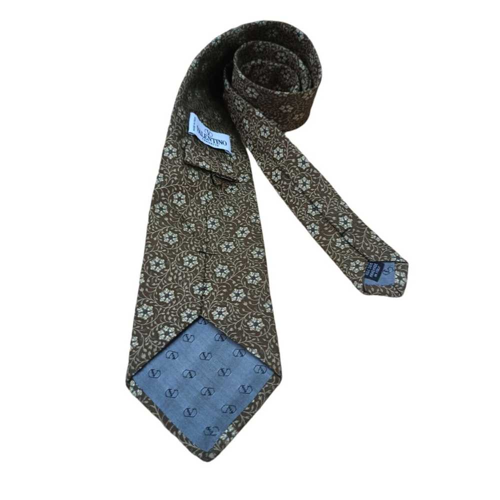 Valentino VALENTINO Floral Silk Tie ITALY 57"/ 4"… - image 5