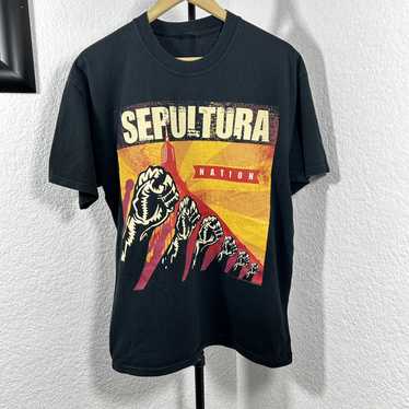 Band Tees × Rock T Shirt × Vintage 2001 Sepultura 
