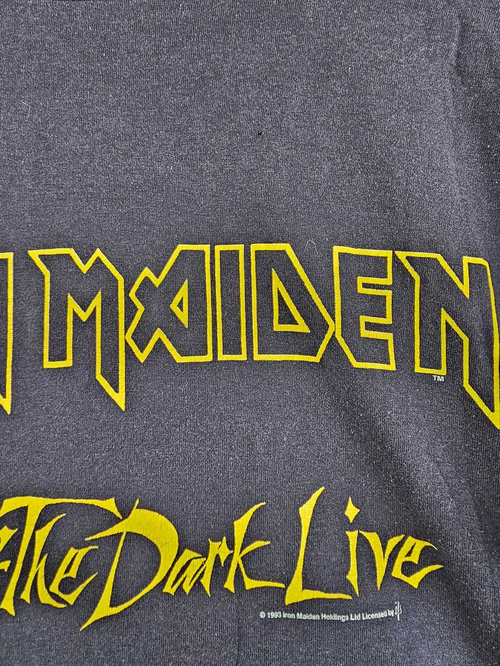 Band Tees × Iron Maiden × Vintage 1993 Iron Maide… - image 9