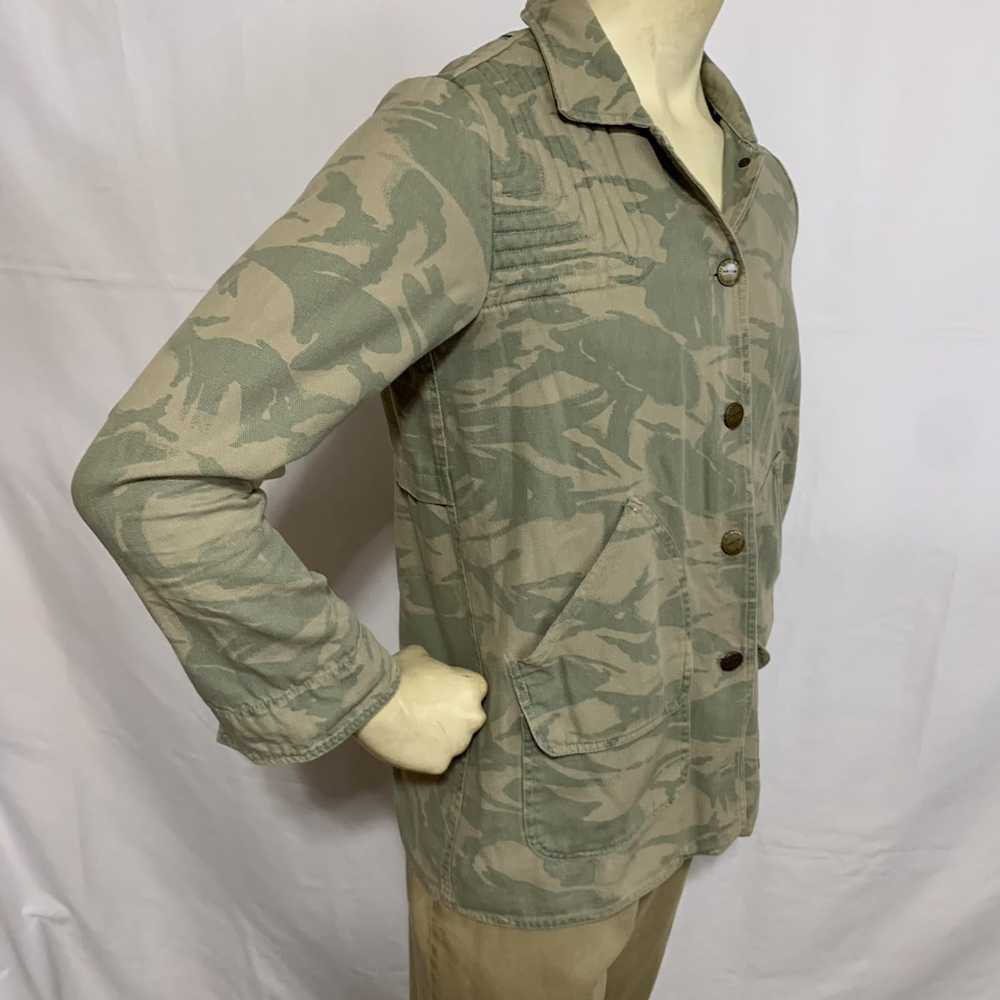 Current Elliott Buttoned Shirt Jacket Camouflage - image 2