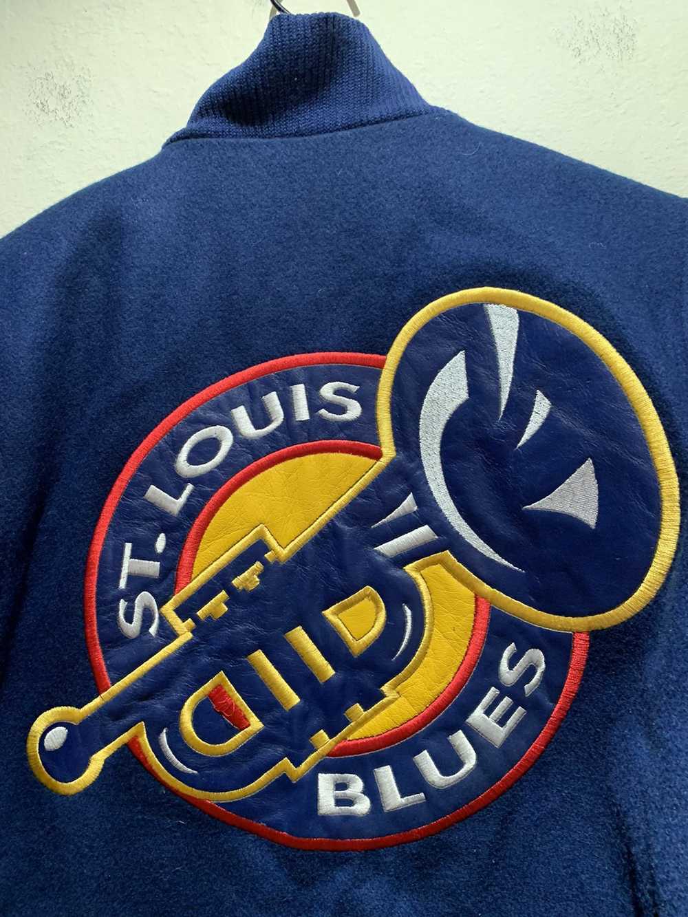 Leather × NHL × Vintage *RARE* Vintage St Louis B… - image 3