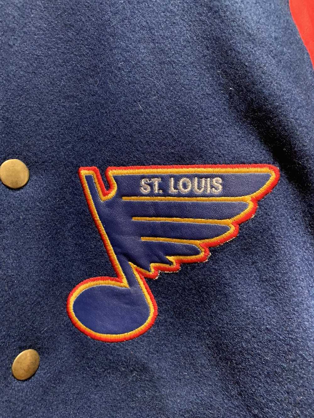 Leather × NHL × Vintage *RARE* Vintage St Louis B… - image 5