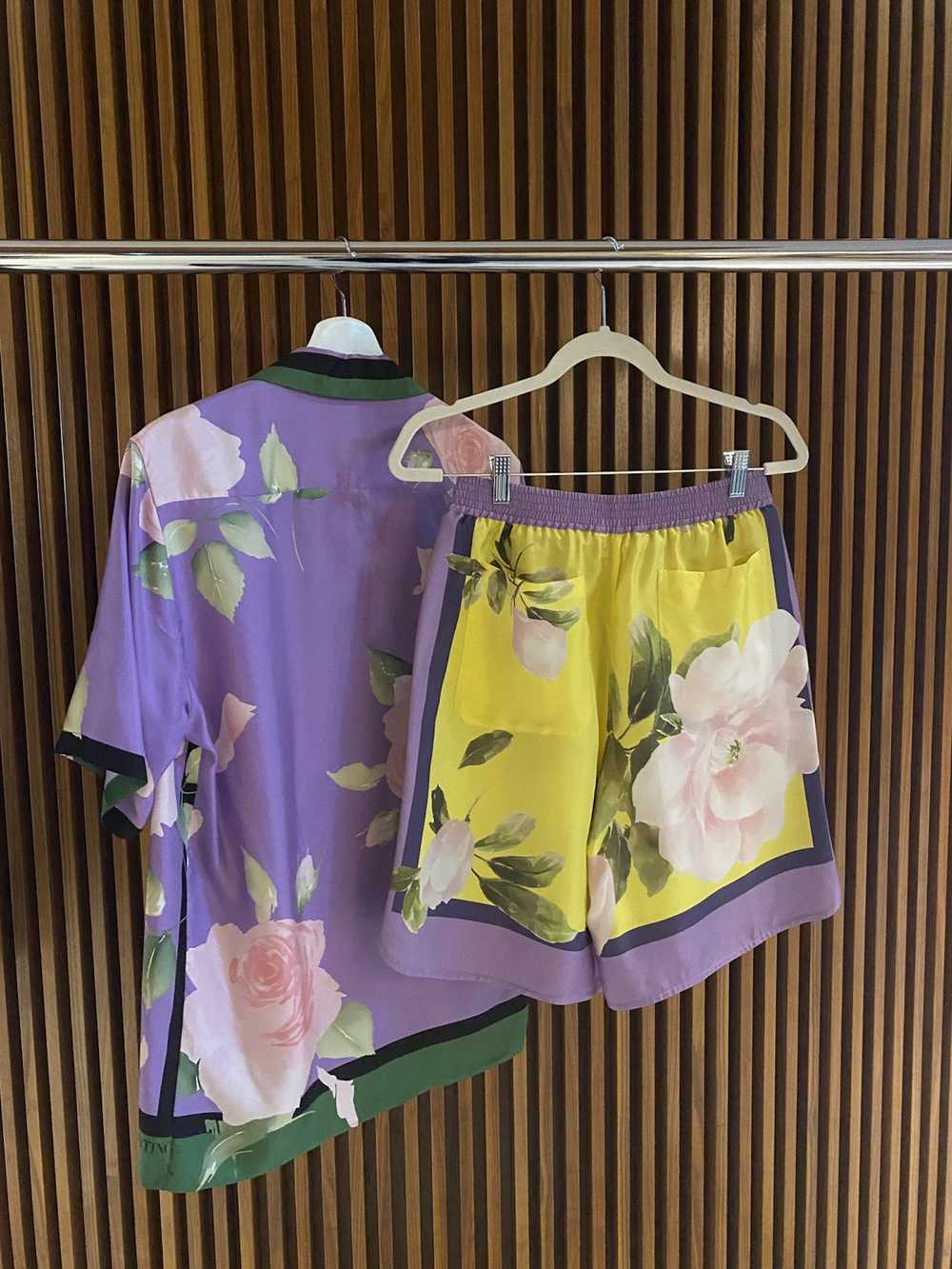 Valentino Silk Set Shirt and Short - image 2