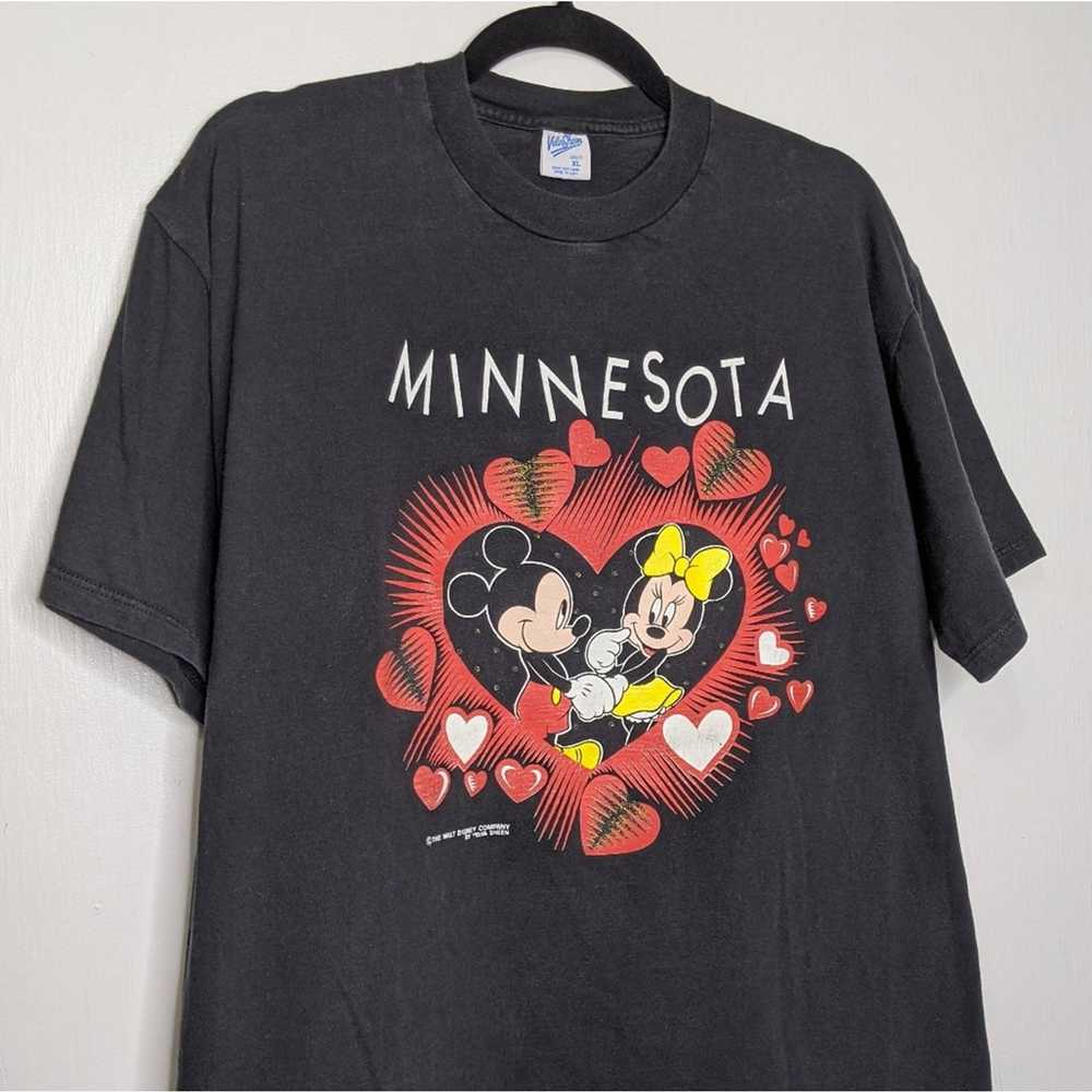 Vintage Vintage Mickey Mouse Minnesota Love Velva… - image 2