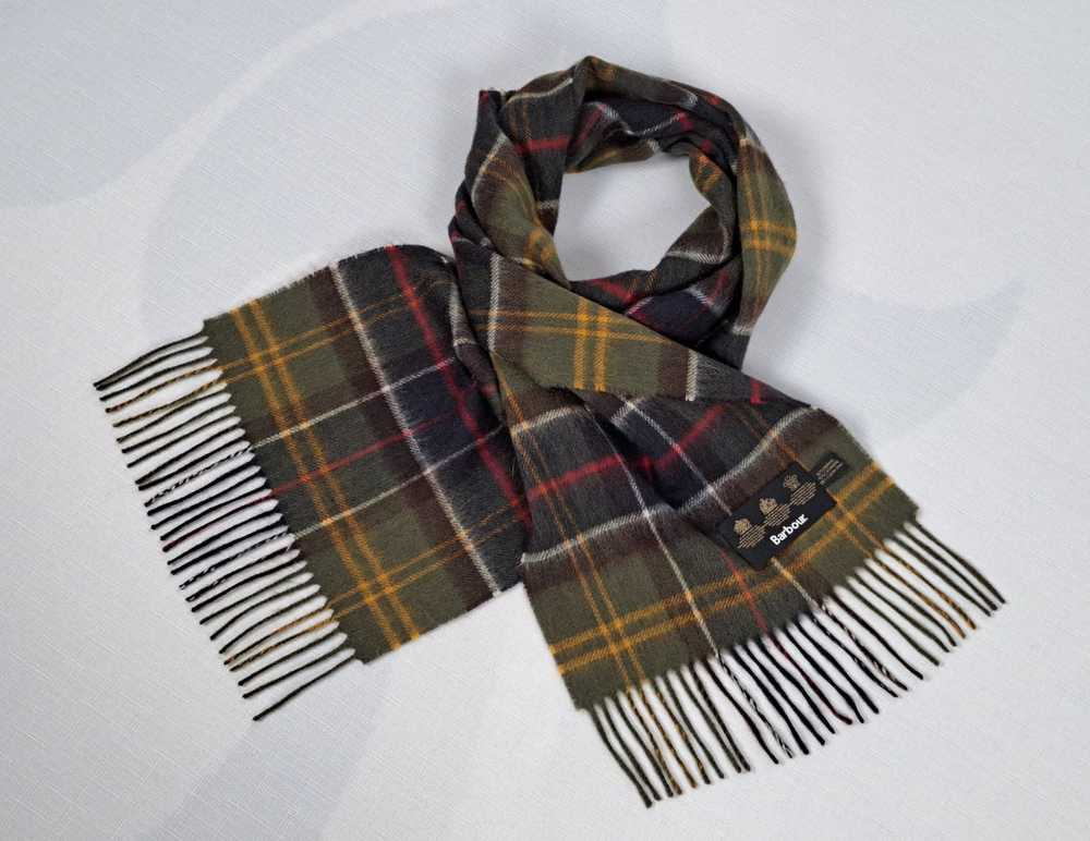 Barbour BARBOUR wool/cashmere tartan scarf. - image 1