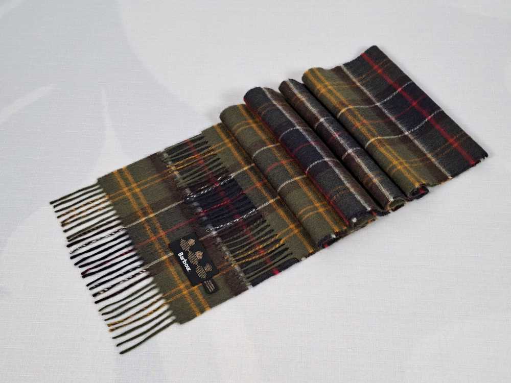 Barbour BARBOUR wool/cashmere tartan scarf. - image 2