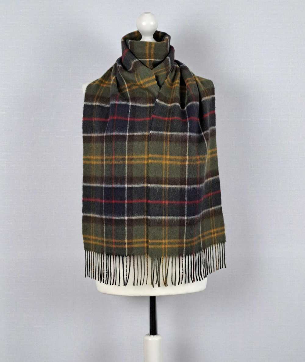 Barbour BARBOUR wool/cashmere tartan scarf. - image 4