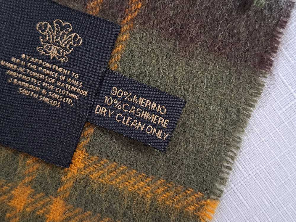 Barbour BARBOUR wool/cashmere tartan scarf. - image 6