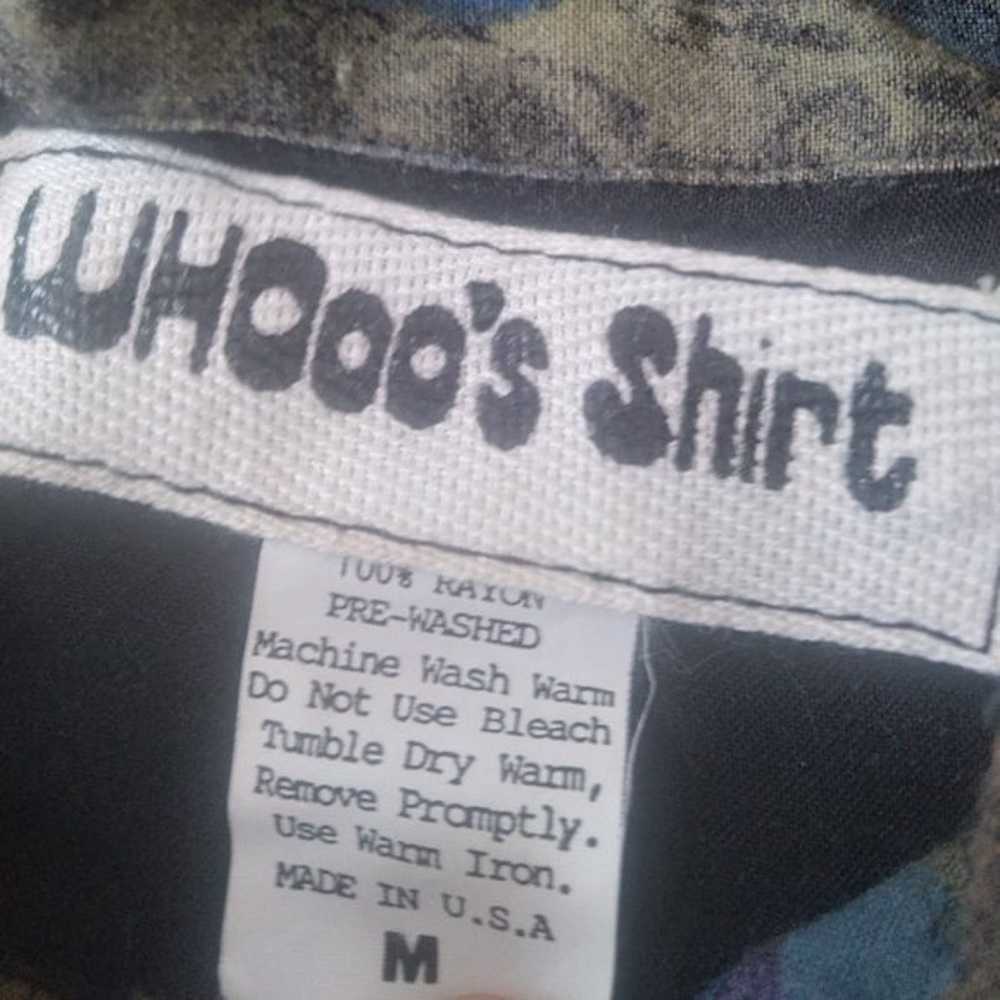 Streetwear × Vintage Vintage Whooo's Shirt Abstra… - image 6