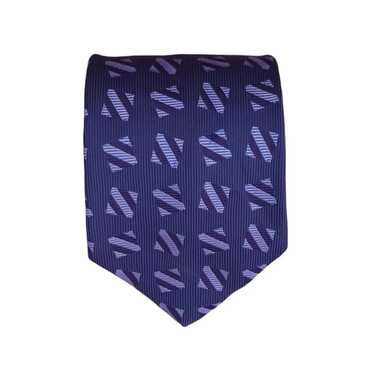 Paul Stuart PAUL STUART Geometric Silk Tie ENGLAN… - image 1