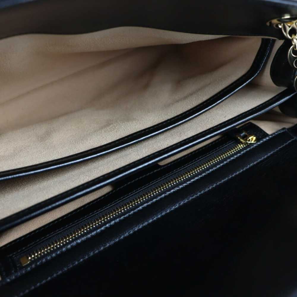 Gucci GUCCI Marina shoulder bag 576422 leather bl… - image 8
