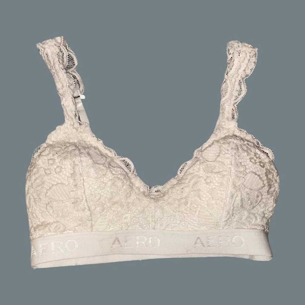 Aeropostale × Vintage Aeropostale white lace bral… - image 1