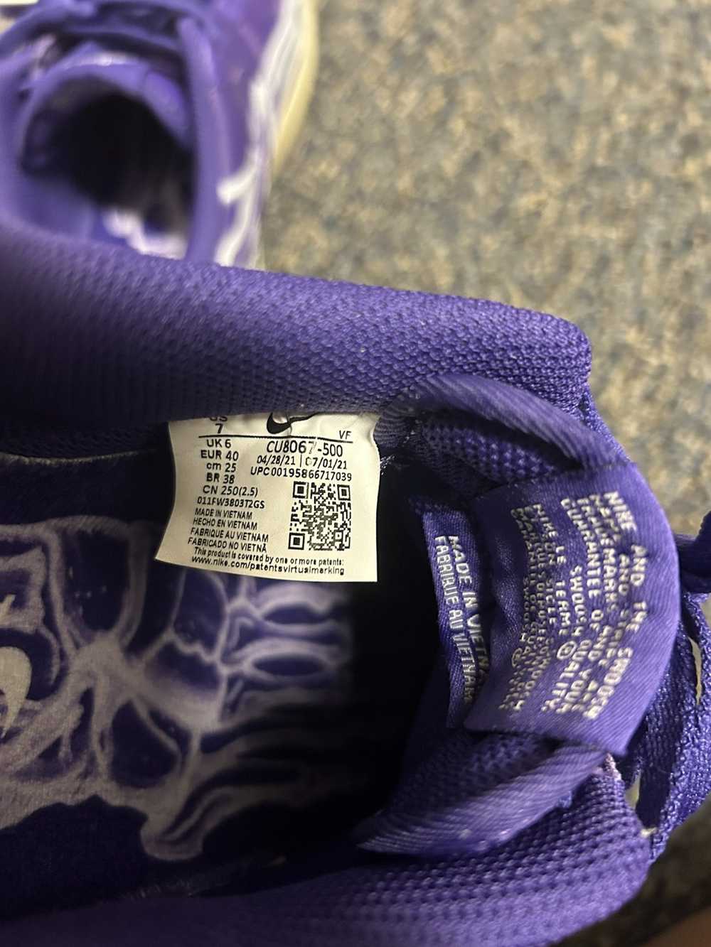 Nike Nike Air Force 1 Low '07 QS Purple Skeleton … - image 6