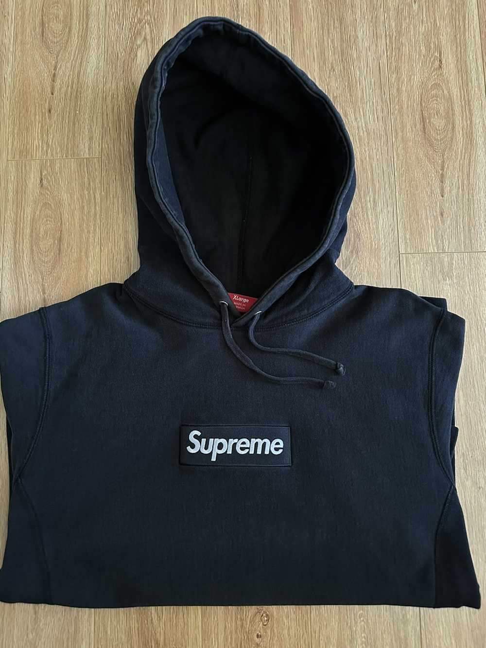 Supreme Supreme Box Logo Hooded Sweatshirt Black/… - image 1